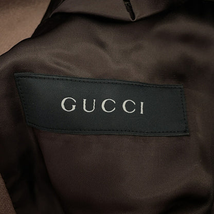 GUCCI Wool Overcoat Smoky Pink 3-Button Coat Size 46R