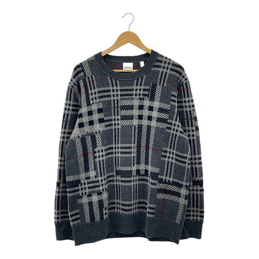Burberry Gray Cashmere Oversize Tisci Era Knit Size L
