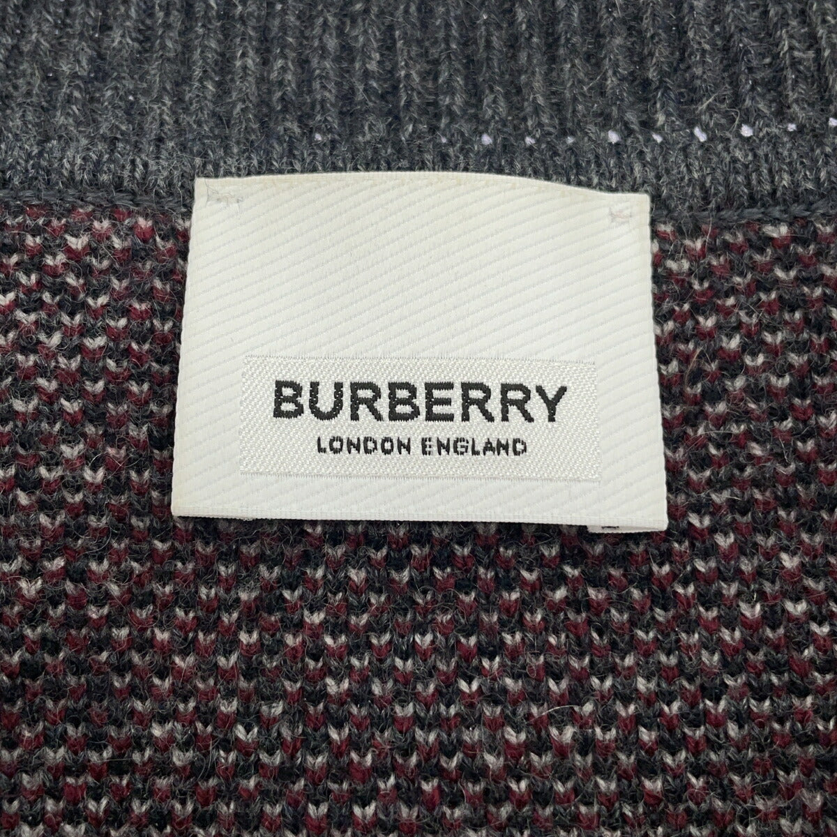 Burberry Gray Cashmere Oversize Tisci Era Knit Size L
