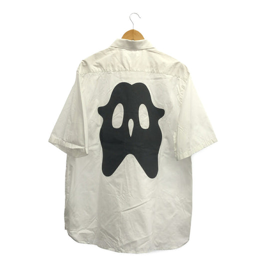 Burberry Black Monster Relaxed Fit S/S Shirt White Size XXL