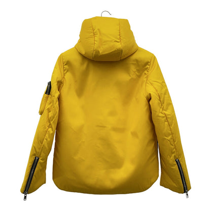 PRADA 19AW Yellow Nylon Padded Zip Jacket Italy Size 38