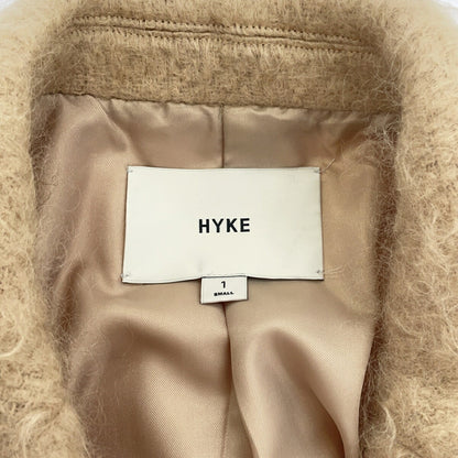 HYKE SUPER A MARKET Mohair Wool Blend Short Coat Size S