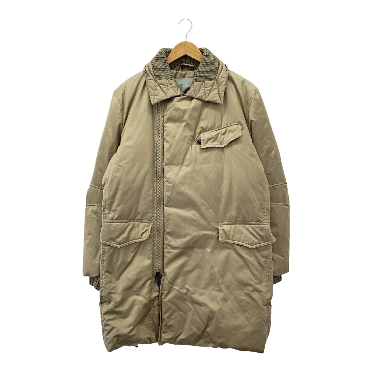 ERMANNO SCERVINO Powder Guard Down Coat Beige Size 50