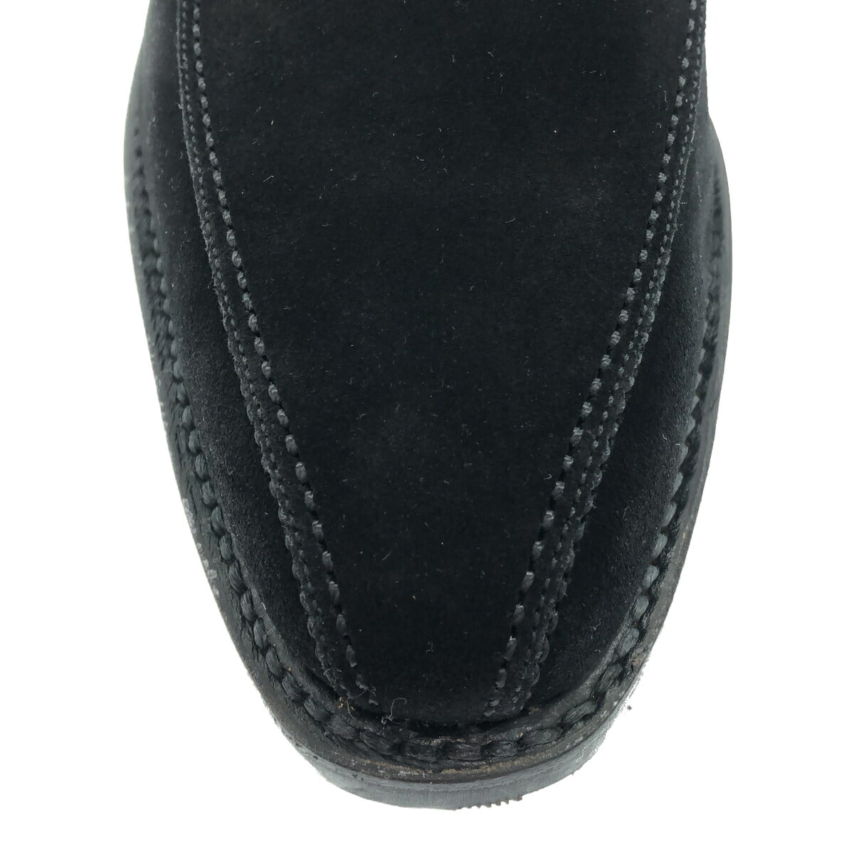 Vintage Scotch Grain Black Suede Swirl Toe Sneakers Size 25
