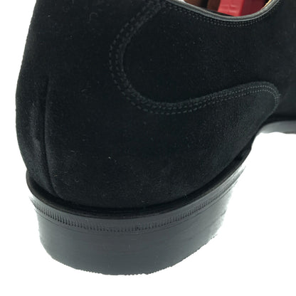 Vintage Scotch Grain Black Suede Swirl Toe Sneakers Size 25