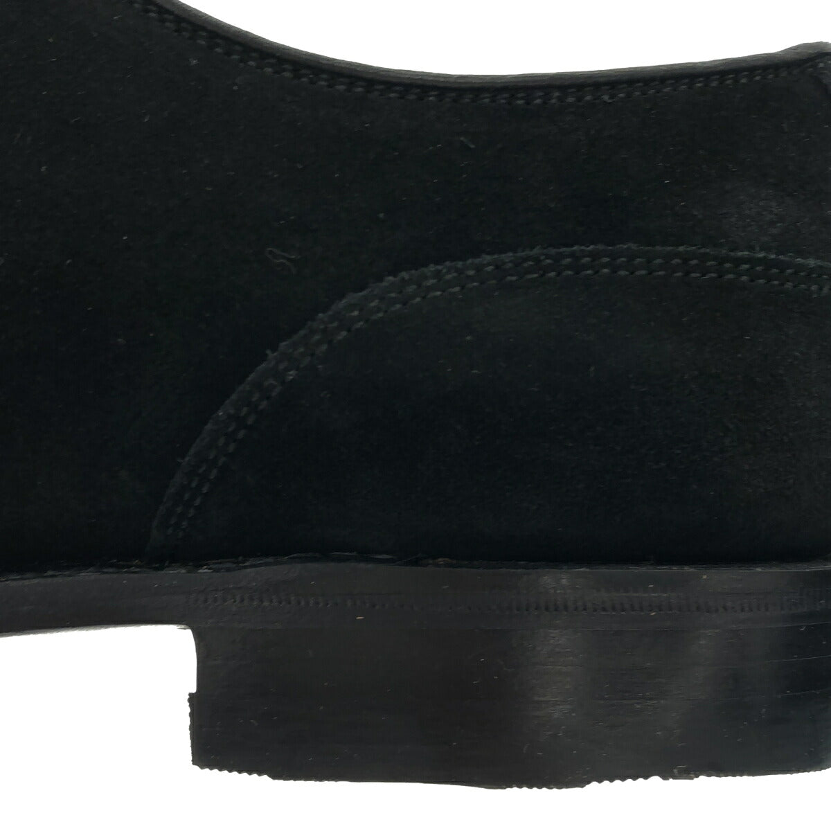 Vintage Scotch Grain Black Suede Swirl Toe Sneakers Size 25