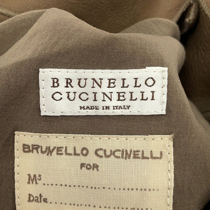 Brunello Cucinell Brown Reversible Coat Italy Size 42