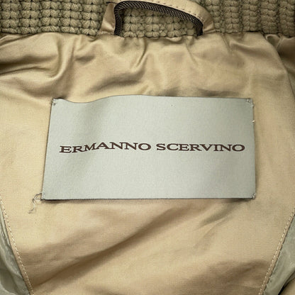 ERMANNO SCERVINO Powder Guard Down Coat Beige Size 50