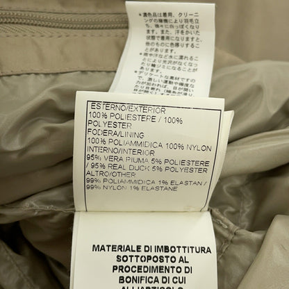 ERMANNO SCERVINO Powder Guard Down Coat Beige Size 50