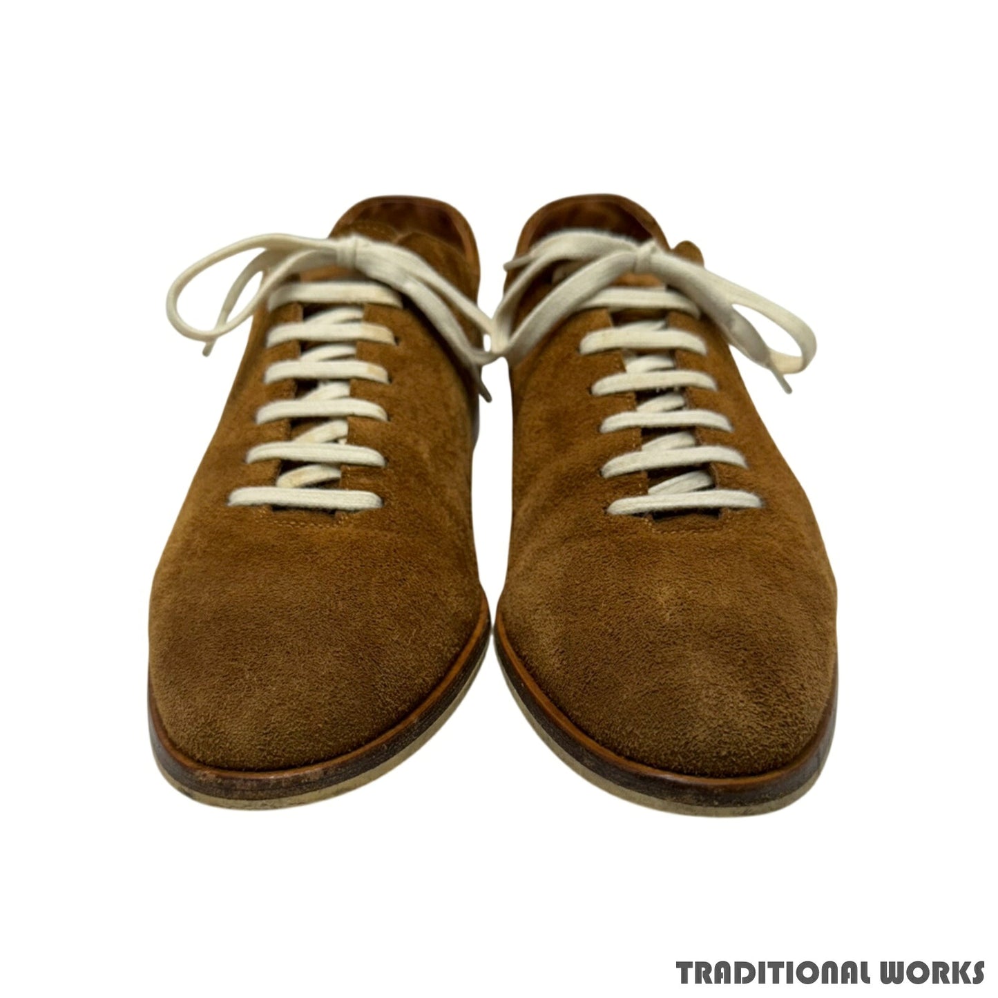John Lobb SPRINT Suede Cinnamon Sneakers Size 8.5