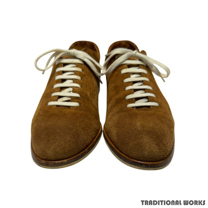 John Lobb SPRINT Suede Cinnamon Sneakers Size 8.5