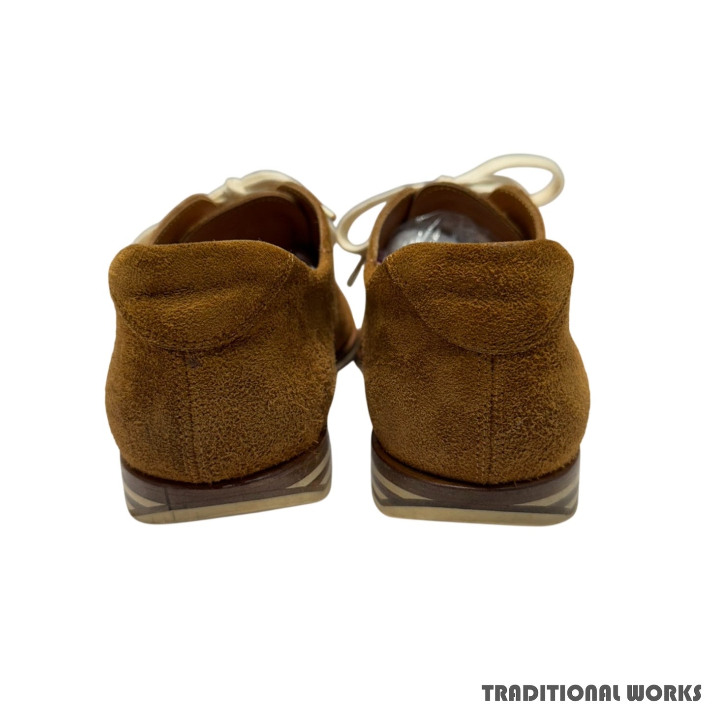 John Lobb SPRINT Suede Cinnamon Sneakers Size 8.5