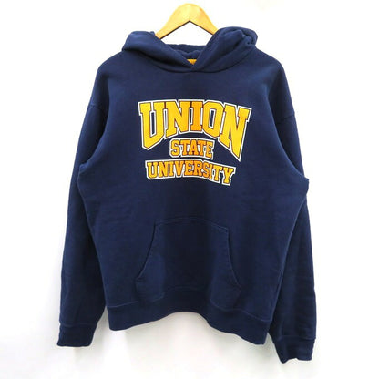 UNION State Logo Pullover Hoodie Navy Orange Size 2