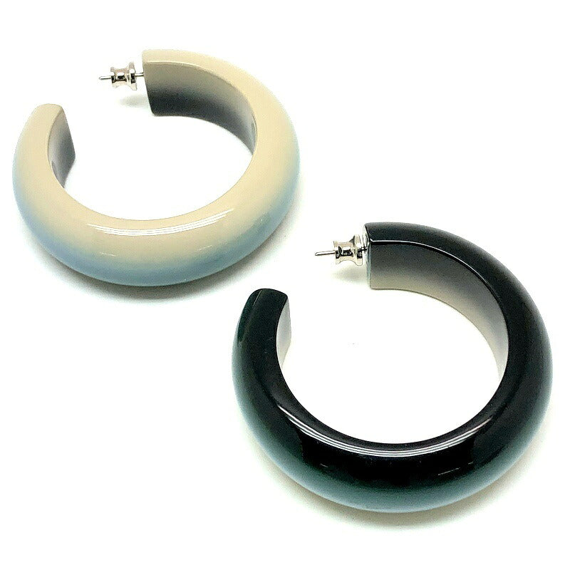 HERMES Fusion GM Lacquer Multi-Color Earrings Size ONE SIZE
