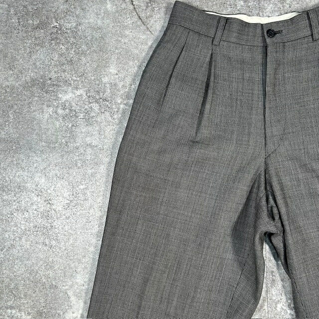 DURBAN x Yohji Yamamoto Wool Slacks Gray Size W48