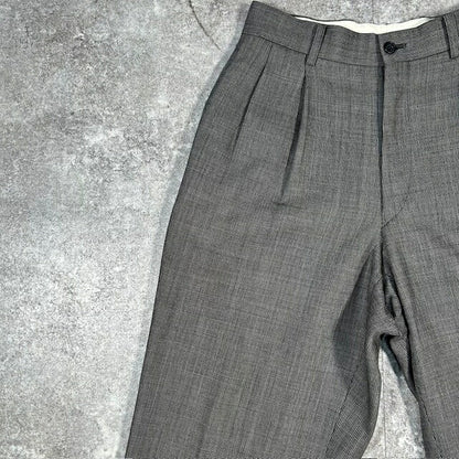 DURBAN x Yohji Yamamoto Wool Slacks Gray Size W48