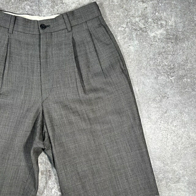 DURBAN x Yohji Yamamoto Wool Slacks Gray Size W48