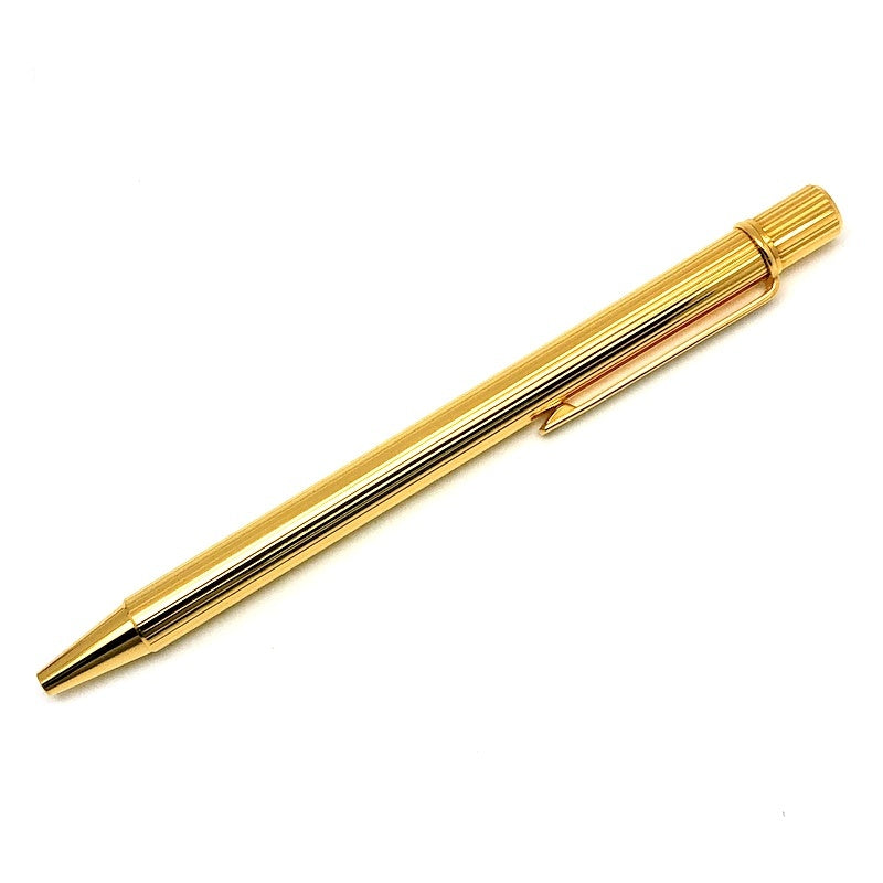 Cartier Must 2 de Cartier Godron Gold Ballpoint Pen ST150090