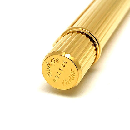 Cartier Must 2 de Cartier Godron Gold Ballpoint Pen ST150090