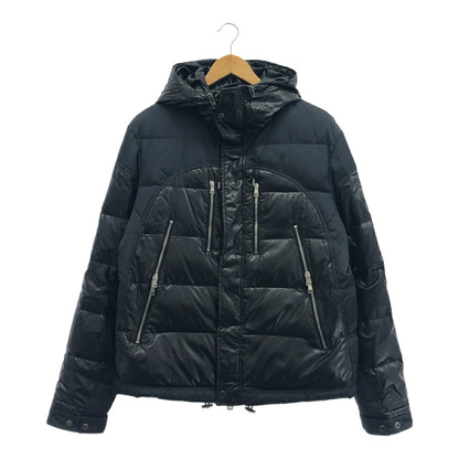 GUCCI Goose Down Jacket GG Lining Black Size 50