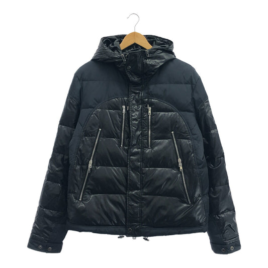 GUCCI Goose Down Jacket GG Lining Black Size 50