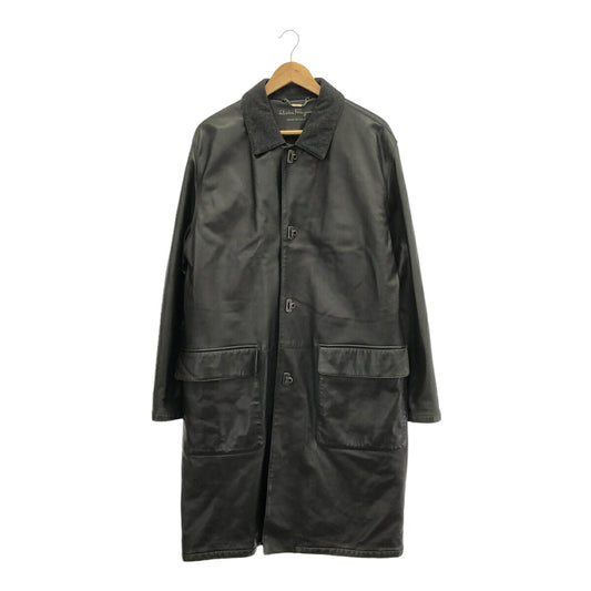 Salvatore Ferragamo All Leather Gancini Cashmere Size 50