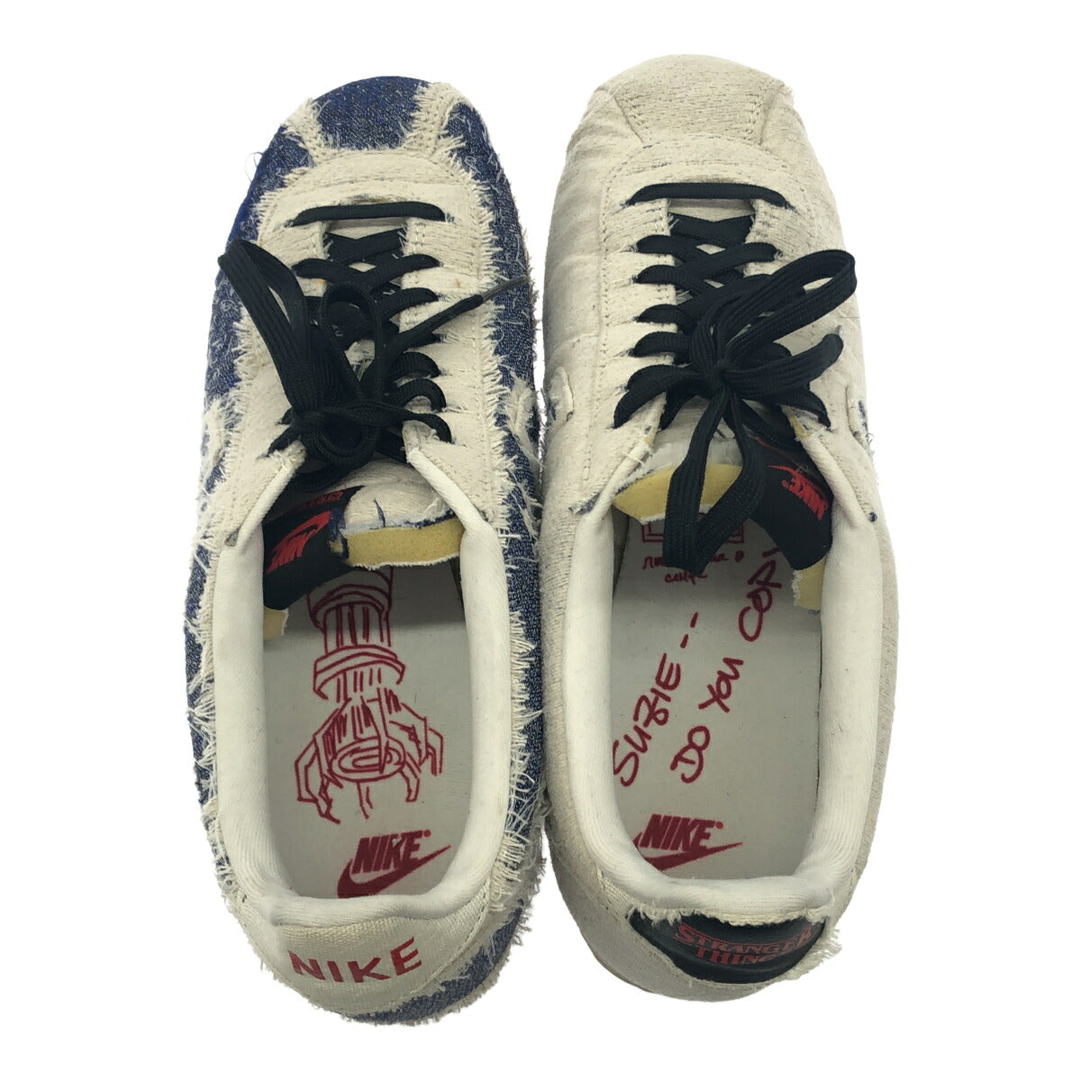 NIKE Classic Cortez Stranger Things Sneakers White Size 12