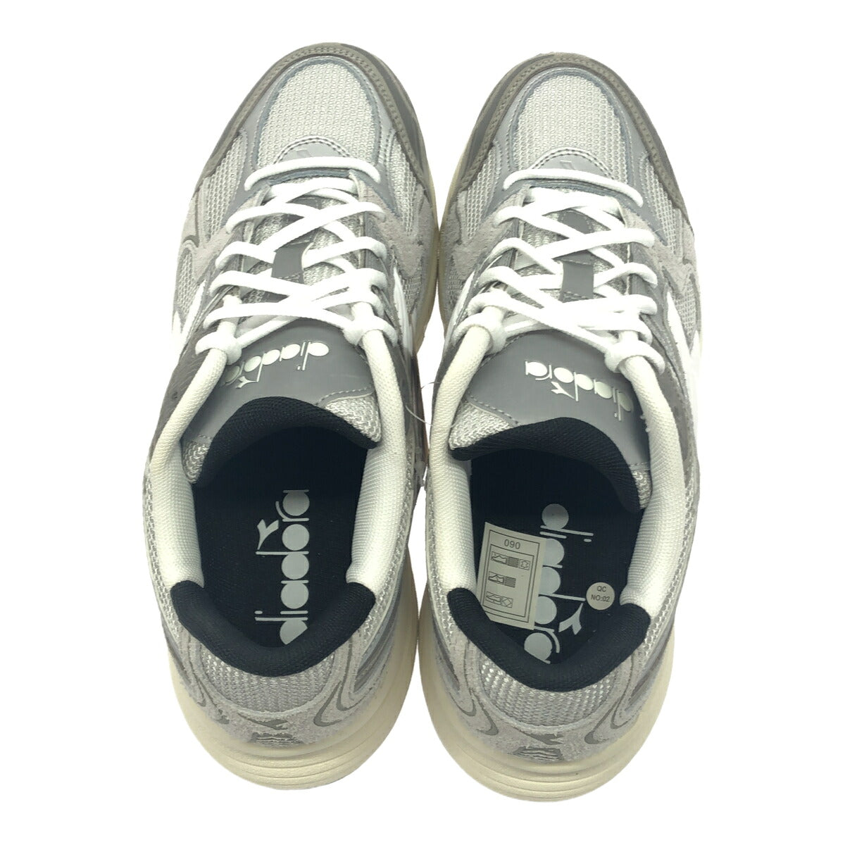 Diadora MYTHOS STAR Leather Nylon Grey Alaska Sneakers Size UK9