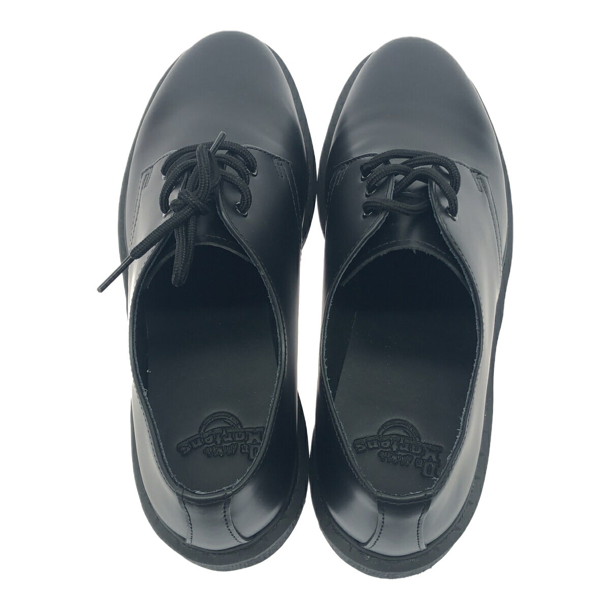 Dr.martens 1461 Mono 3 Eyelet Leather Shoes Black Sneakers Size UK9