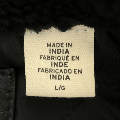 Levi's F/W Leather Sherpa Padded Jacket Black Size L