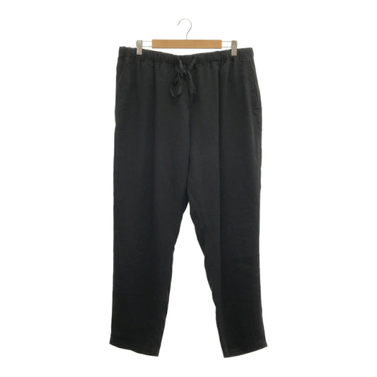South2 West8 String Waist Easy Poly Crepe Pants Black Size L