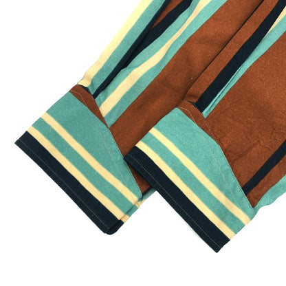 PRADA 22SS Multi-Stripe Triangle Stitch Shirt Size S