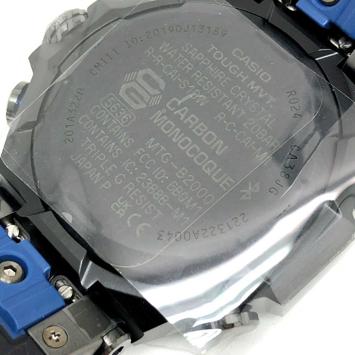 G-SHOCK MTG-B2000B-1A2 MT-G Black Analog Watch Size ONE SIZE