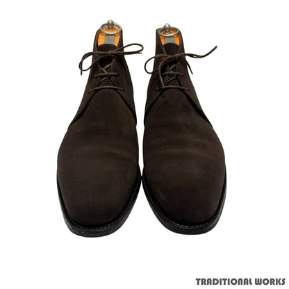 J.M.WESTON Suede Chukka Boots Brown Size UK8E
