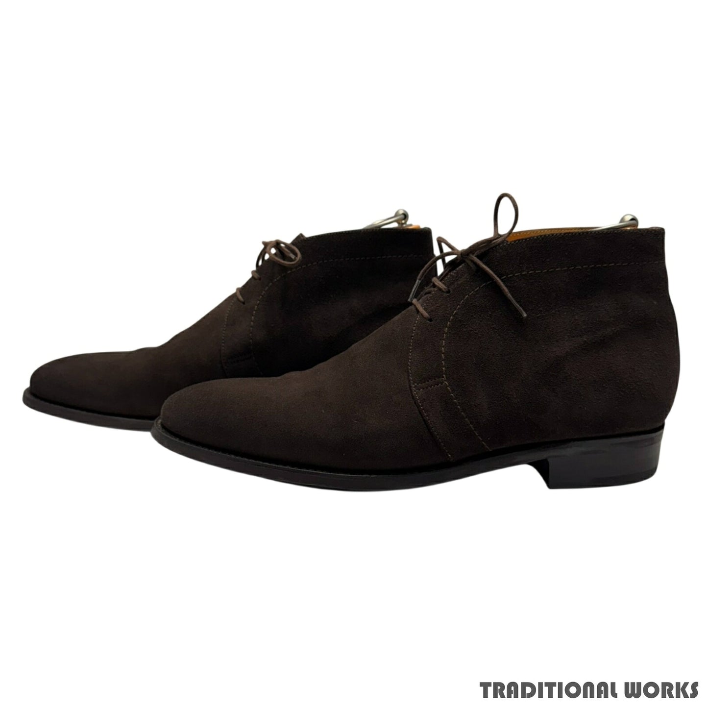 J.M.WESTON Suede Chukka Boots Brown Size UK8E