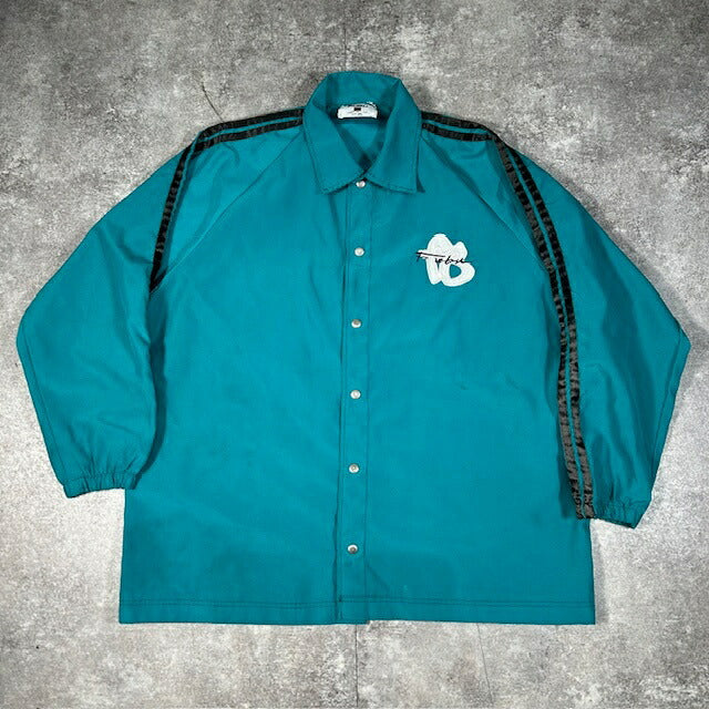 FUBU 90s Vintage USA Coach Jacket Light Blue Size XL