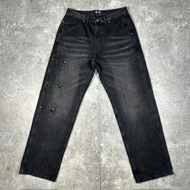 THUG CLUB 25SS THUG PANTS Black Denim Size 3