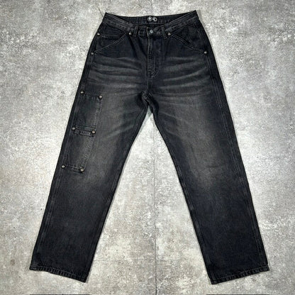 THUG CLUB 25SS THUG PANTS Black Denim Size 3