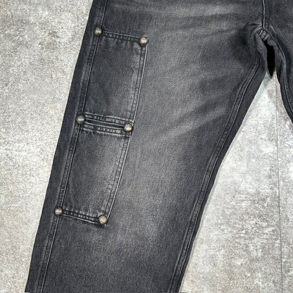 THUG CLUB 25SS THUG PANTS Black Denim Size 3