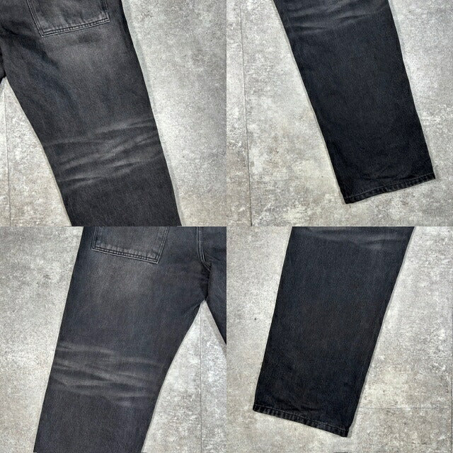 THUG CLUB 25SS THUG PANTS Black Denim Size 3