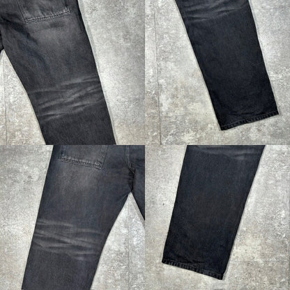 THUG CLUB 25SS THUG PANTS Black Denim Size 3