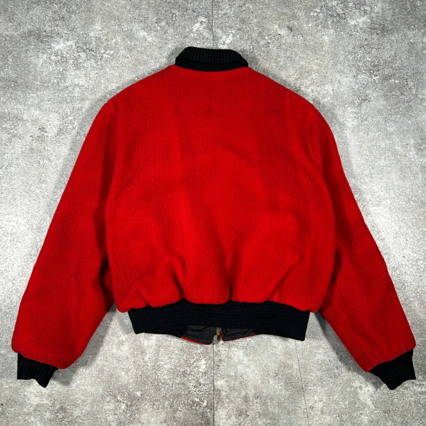 CONMARzip CONMATIC zip 50s 60s Reversible Jacket Red Size XL