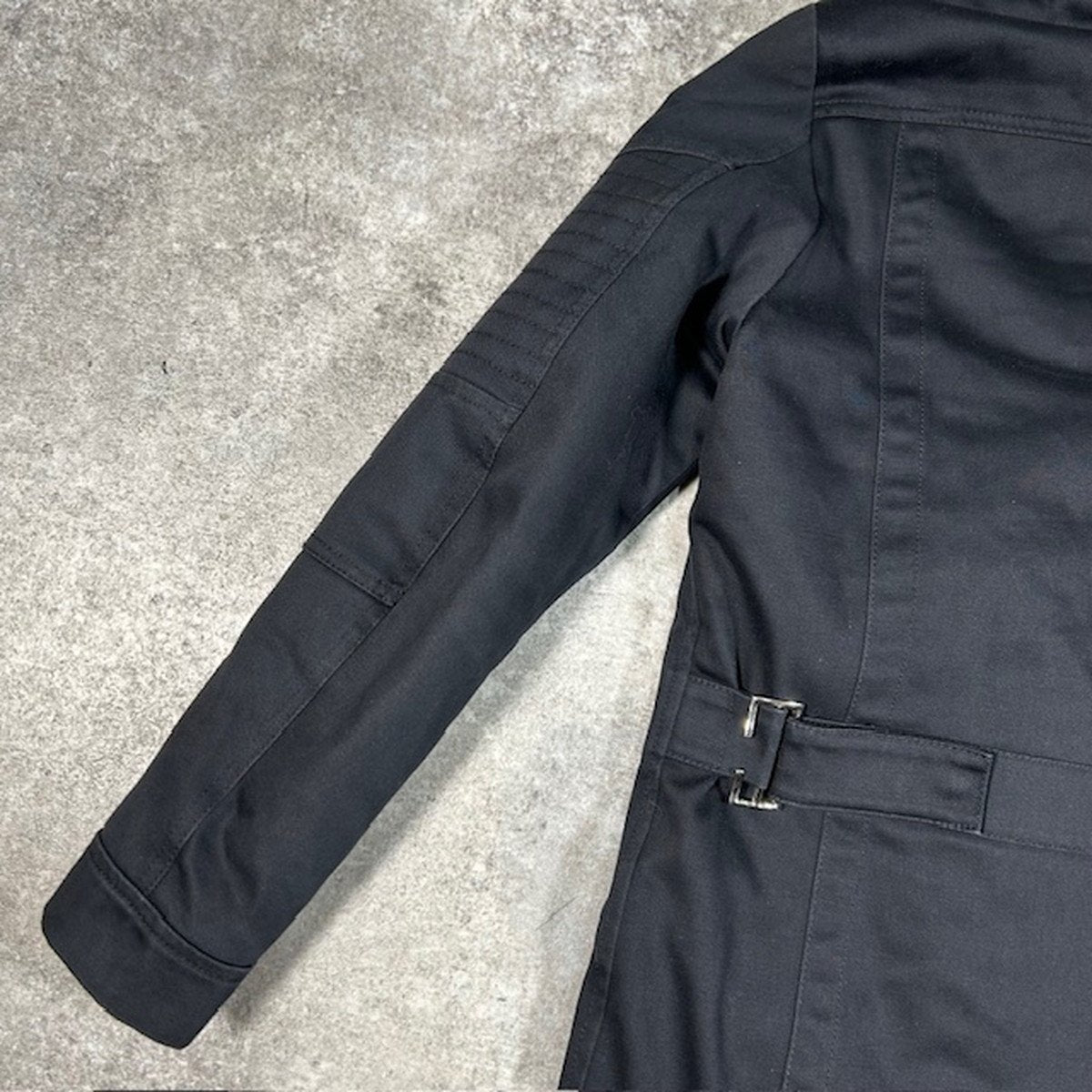 DIESEL Black Gold Military Quilted Liner Coat Black Size 44