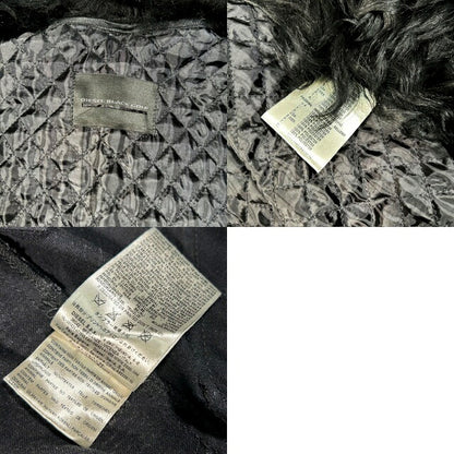 DIESEL Black Gold Military Quilted Liner Coat Black Size 44