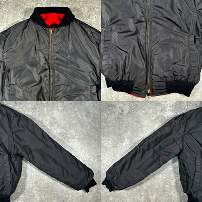 CONMARzip CONMATIC zip 50s 60s Reversible Jacket Red Size XL