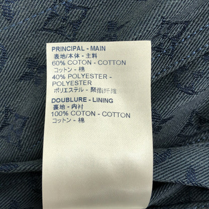 Louis Vuitton Blue Monogram Street Denim Jacket Size 50