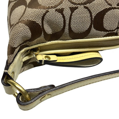 COACH Signature Canvas Enamel Flower Mini Bag Size ONE SIZE