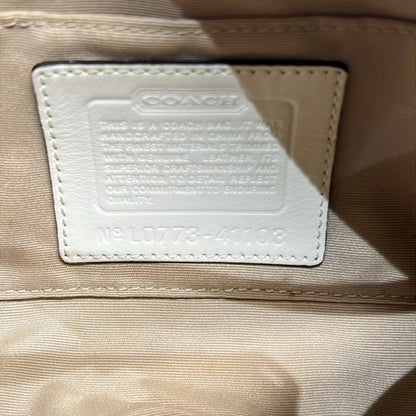 COACH Signature Canvas Enamel Flower Mini Bag Size ONE SIZE