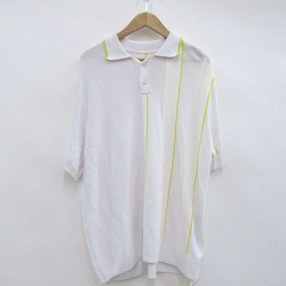 JACQUEMUS The Juego Polo Shirt White Yellow Size M