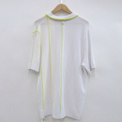 JACQUEMUS The Juego Polo Shirt White Yellow Size M